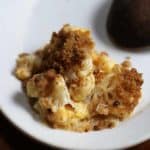 Baked Cauliflower with Cheese and Breadcrumbs
