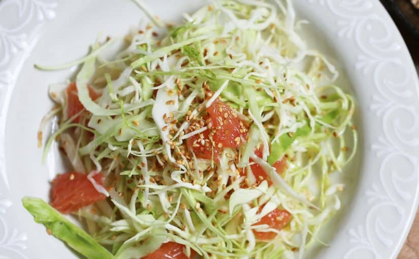 Jicama Cole Slaw With Grapefruit And Toasted Sesame Kitchen