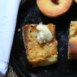 Fresh Peach Pan de Elote
