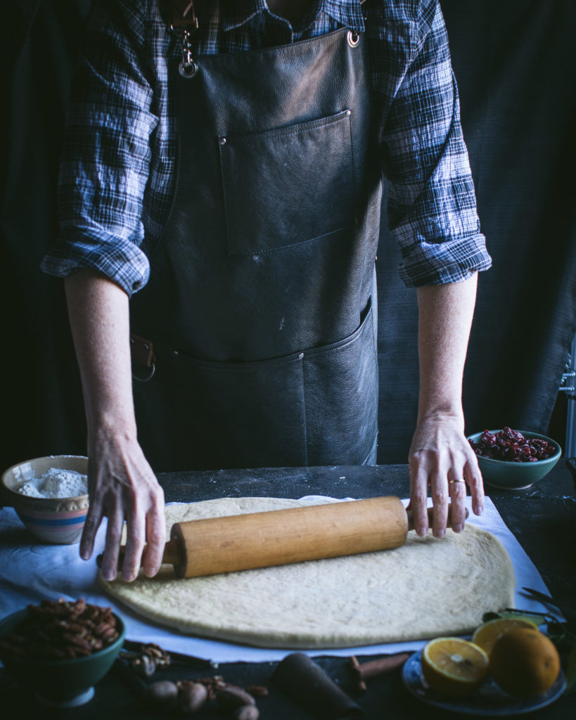 Rolling out dough
