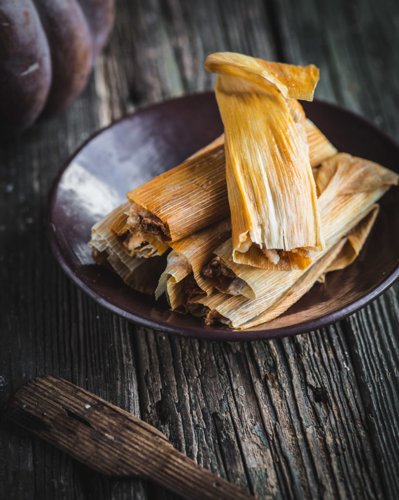 Tamales ready to eat!