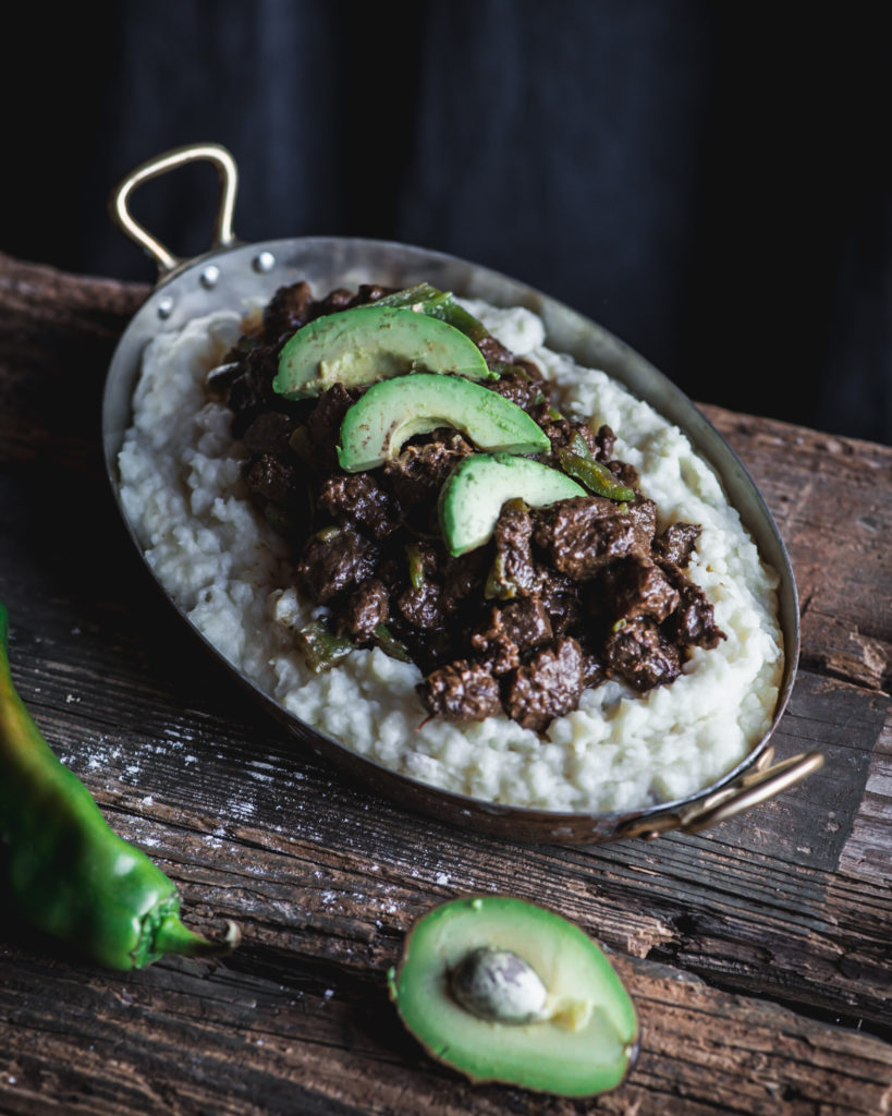 Carne Guisada with Beer and Roasted Chiles