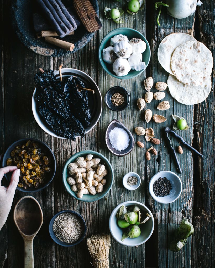 ingredients for mole