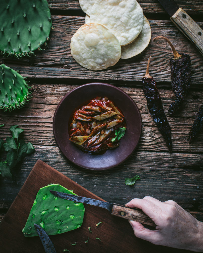 Nopalitos Enchilados