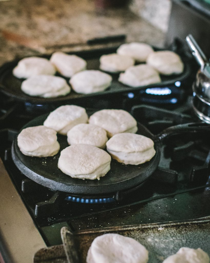 Baking Sourdough English Muffins