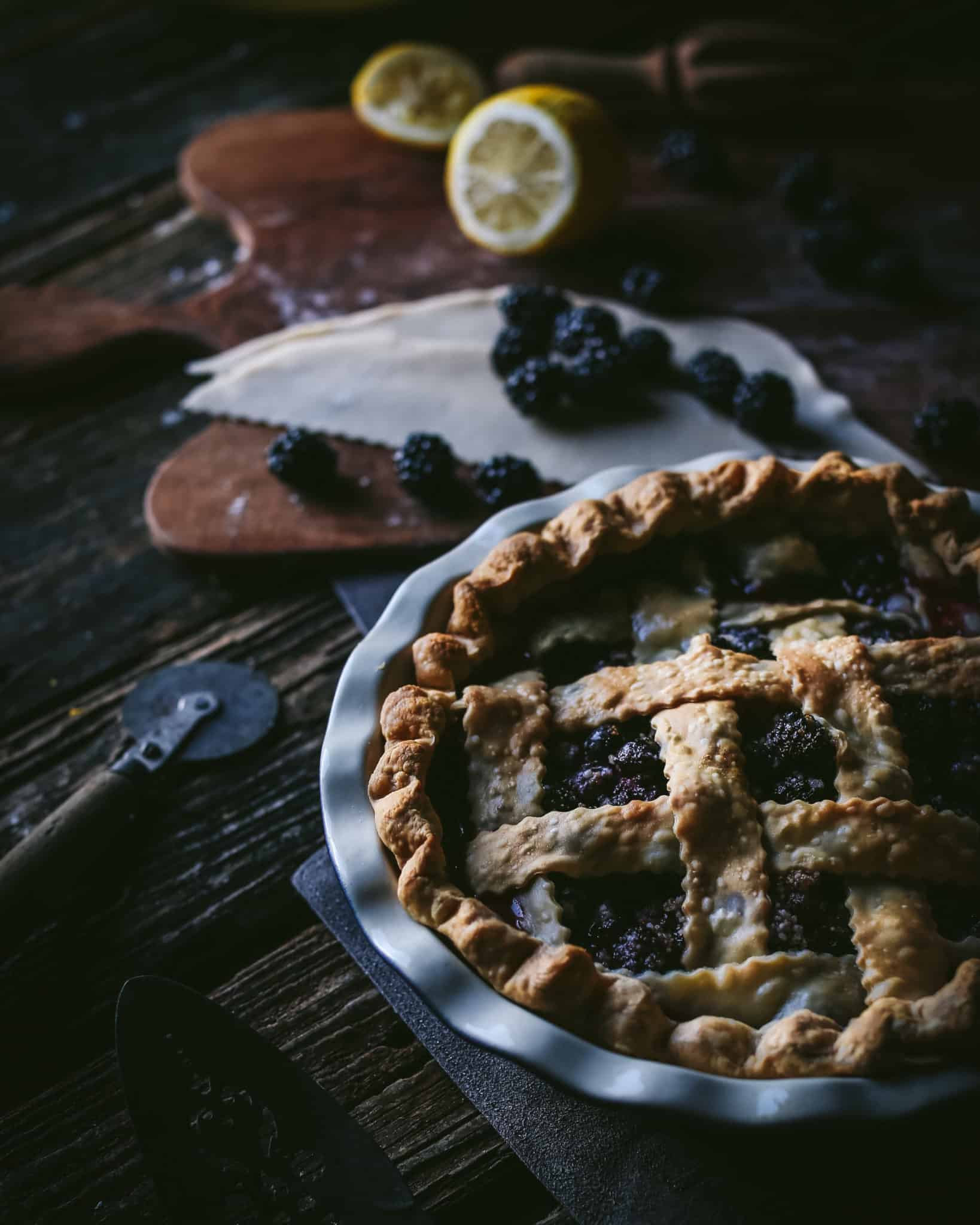 Blueberry Blackberry Pie - Kitchen Wrangler | Melissa Guerra