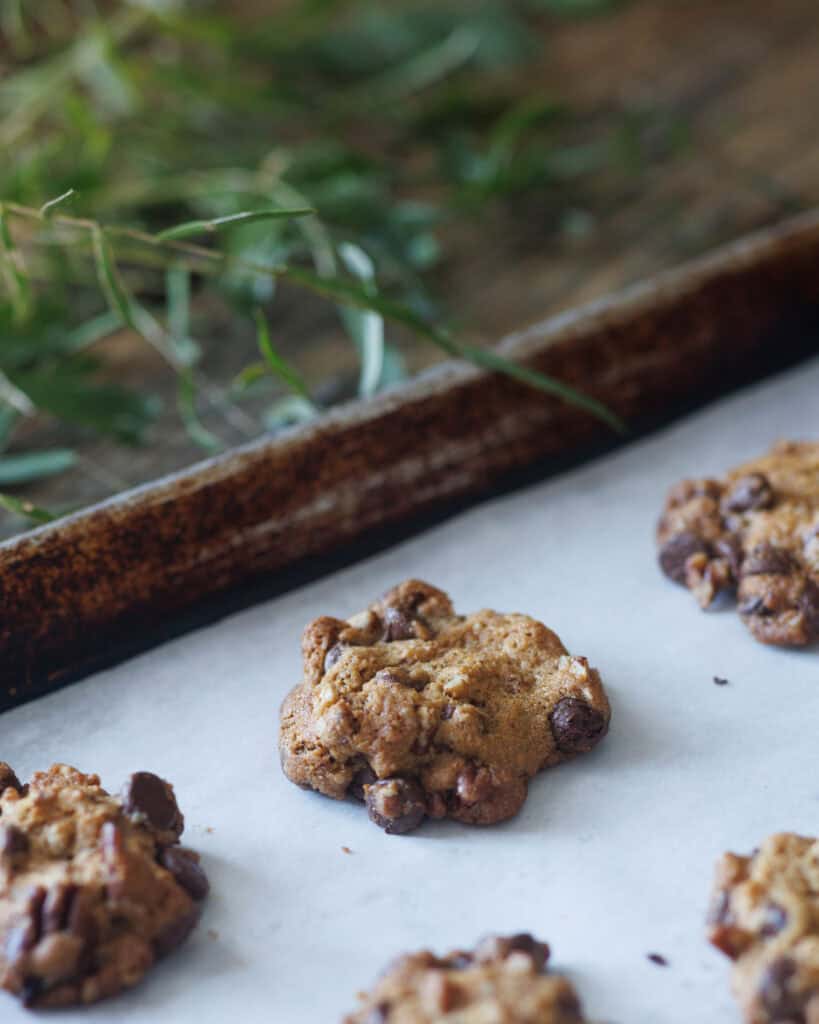 close up of cookies